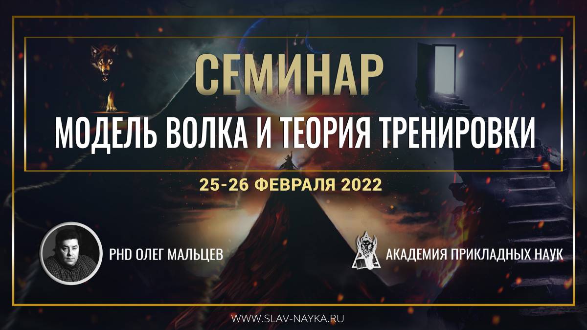 Теория тренировки. Мальцев Олег модель сознания. Волк 2022 года.
