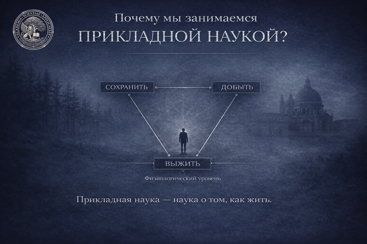 Почему мы занимаемся прикладной наукой — Архитектура Прикладной Науки